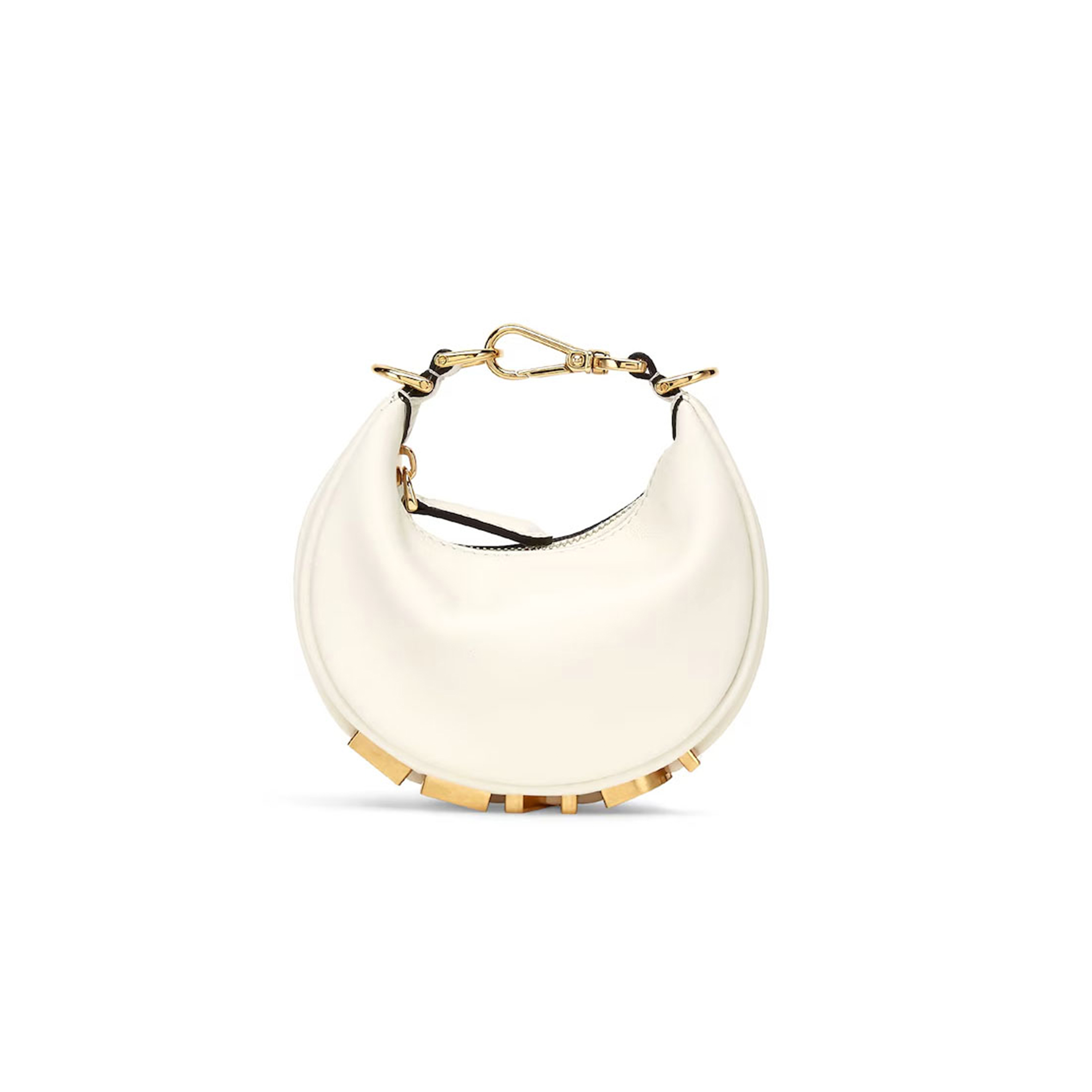F**di nano F**digraphy white leather charm 7as089a5dyf1hel (16.5*14*5cm)